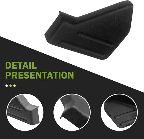 Downhill Front Seat Trim Cover, ABS Front Left Side Seat Trim Cover, Left Driver Protective Panel Replace 9L3Z1661693CA, Compatible with 2009-2014 Ford F-150 F150 (Black) in Kuwait