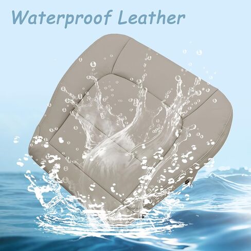GXARTS Driver and Passenger Side Bottom Lower Replacement Leather Seat Cover Ivory Tan #LG00 or LF40 Compatible with Lexus LX470 1998 1999 2000 2001 2002 2003 2004 2005 2006 2007 in Saudi Arabia