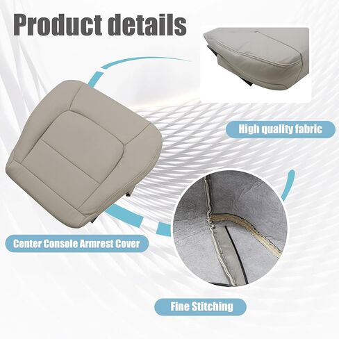 GXARTS Driver and Passenger Side Bottom Lower Replacement Leather Seat Cover Ivory Tan #LG00 or LF40 Compatible with Lexus LX470 1998 1999 2000 2001 2002 2003 2004 2005 2006 2007 in Saudi Arabia