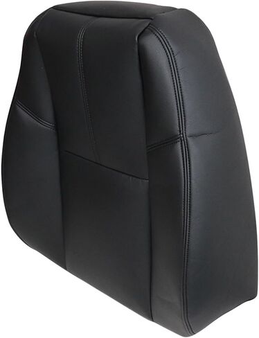 Driver & Passenger Bottom & Top Replacement Leather Seat Covers Compatible with Chevy Tahoe Suburban Avalanche Yukon Silverado Sierra 2007 2008 2009 2010 2011 2012 2013 2014#193 Ebony Black in Saudi Arabia
