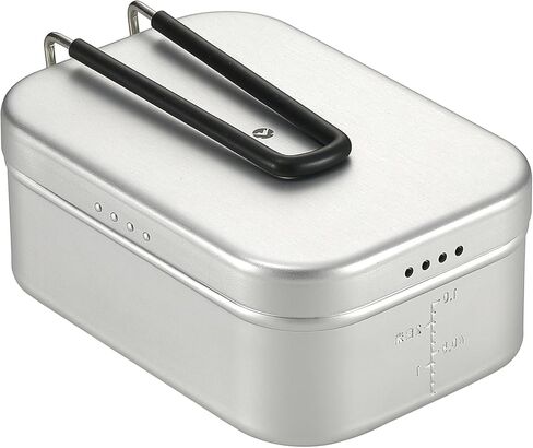 CAMPINGMOON Mess Tin 0.65L Aluminium Camping Cookware Extreme Thick S-1609 in Saudi Arabia