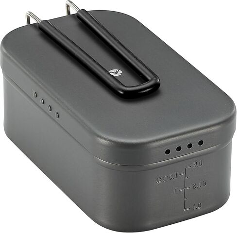 CAMPINGMOON Mess Tin 0.65L Aluminium Camping Cookware Extreme Thick S-1609 in Saudi Arabia