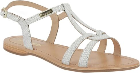 Les Tropéziennes par M. Belarbi Women's Hacklio Sandal City Shoes, Snake White, 7.5 UK in Kuwait