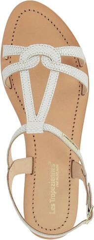Les Tropéziennes par M. Belarbi Women's Hacklio Sandal City Shoes, Snake White, 7.5 UK in Kuwait