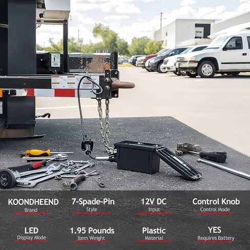 9101 Trailer Light Tester (7-Way Spade Pin Style with Trailer Plug Adapter) Test Trailer Lighting and Brake Systems | Trailer Plug Tester Avoid Blown fuses and Light Tester in Saudi Arabia