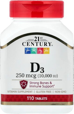 21st Century D3 10, 000 Iu Tablets, 110 Count (27504) in Saudi Arabia