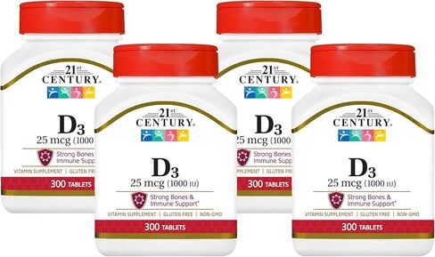 أقراص 21st Century D3، 10000 وحدة دولية، 110 قرص (27504) in Kuwait