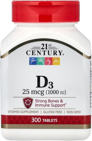 أقراص 21st Century D3، 10000 وحدة دولية، 110 قرص (27504) in Kuwait
