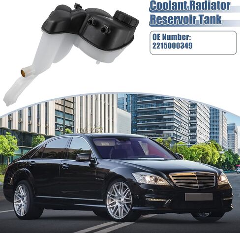 X AUTOHAUX خزان المبرد المبرد 2215000349 زجاجة توسيع تجاوز المبرد مع غطاء ومستشعر لمرسيدس بنز CL63 2014 in Saudi Arabia