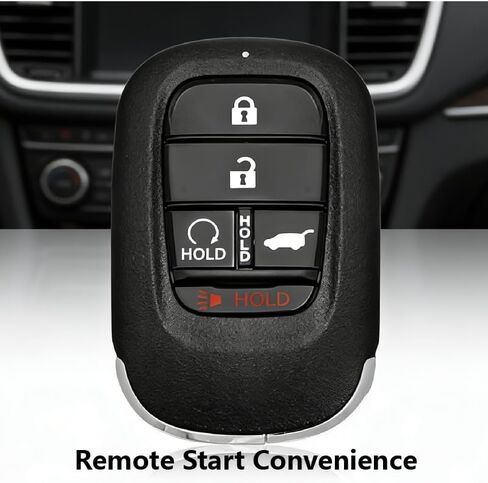 استبدال لهوندا CR-V HR-V الطيار مفتاح فوب التحكم عن بعد 2023 2024 2025 5 أزرار 433MHz KR5TP-4، أسود in Saudi Arabia