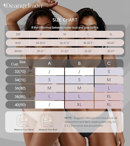 DEANGELMON Front Closure Bras for Women Jelly Wireless Padded Racerback Bralett Seamless Low Cut V-Neck Lightweight T-Shirts Bra Black Small in Kuwait