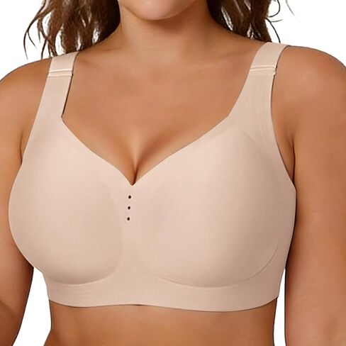 COCOMARTS Jelly Bras for Women No Underwire Full Coverage Push Up Seamless Bralettes Comfortable Supportive Tshirt Bra in Saudi Arabia