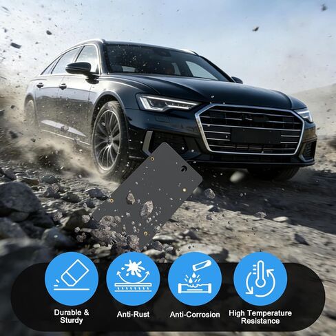 Rear License Plate Bracket Holder Fit for 2012-2025 Audi A3 A4 A5 A6 A7 A8 S4 S5 S6 S7 RS5 RS6 RS7 Q3 Q5 SQ5 Series, Tail Bumper Car Tag Holder Frame Replace with Screws & Wrench in Kuwait