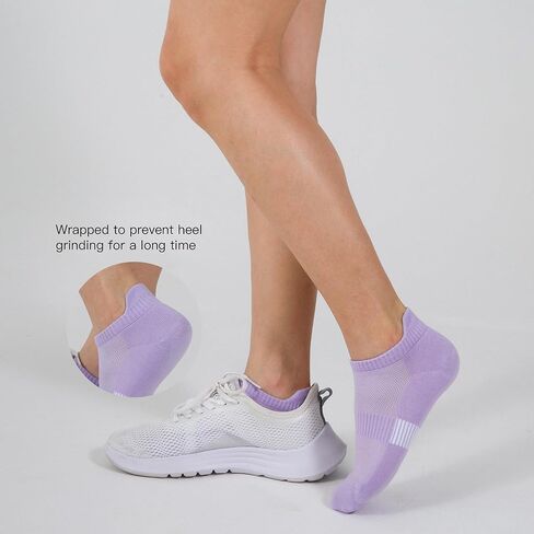 Socks for Women Ankle Athletic Socks Cotton Cozy Casual Womens Low Cut Socks 5 Pairs in Saudi Arabia