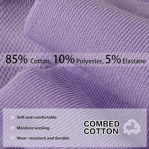Socks for Women Ankle Athletic Socks Cotton Cozy Casual Womens Low Cut Socks 5 Pairs in Saudi Arabia