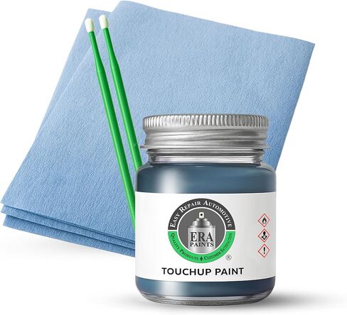 ERA Paints - A93 - Horizon Blue Metallic for MINI Exact OEM Color Match Automotive Touch Up Paint for Cars - Scratch & Chip Repair for Metal & Plastic - Essential Kit - Made in USA in Saudi Arabia