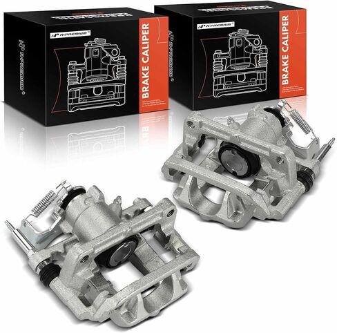 A-Premium Disc Brake Calipers Assembly with Bracket Compatible with Buick Verano 2012-2017, Cascada 2016-2019 - Rear Driver and Passenger Side, 2-PC Set in Saudi Arabia