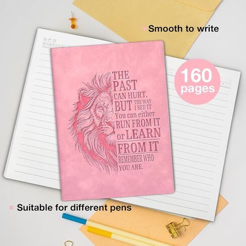 Inspirational Lion Notebook Gifts for Friends Coworkers, Hardcover Notebook for Work & Note Taking, Journals for Writing, Motivational Gifts for Women Men Lion Lover in Saudi Arabia