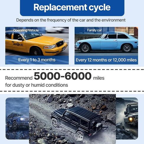 RUITO RT811 Cabin Air Filter for Mazda 3 (2014-2018), Mazda 6 (2014-2020), CX-5 (2013-2022), Replacement for CF11811, CPJ6X, BE-811, FD811, KD45-61-J6X, KR11-61-J6X, MP11-1K-D45 (1 Pack) in Kuwait