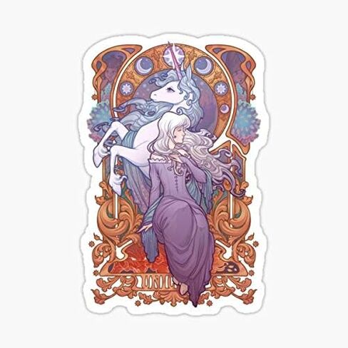 Lady Amalthea - The Last Unicorn Graphic - Auto, Wall, Laptop, Cell, Truck Sticker for Windows, Cars, Trucks in Saudi Arabia