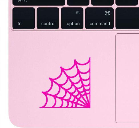 Angdest Corner Web Spider (Pink) (Set of 2) Premium Waterproof Vinyl Decal Stickers for Laptop Phone Accessory Helmet Car Window Bumper Mug Tuber Cup Door Wall Decoration in Saudi Arabia