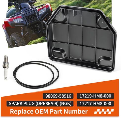 For Honda Sportrax Recon 250 TRX250 Air Box Lid Cover W/Spark Plug 2001-2024 17217-HM8-000 in Saudi Arabia