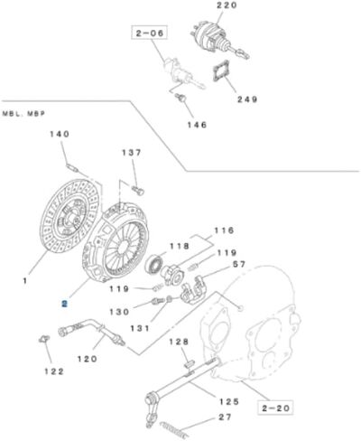 Clutch Pressure Plate For Isuzu NPR NQR 4HK1 5.2L 4HE1 4.8L M/T MBP6 MZZ6 1998-2013 in Kuwait