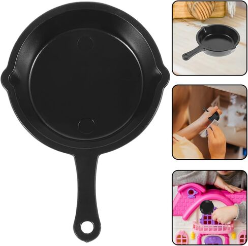 Zerodeko 40 Pcs Pan Pendant Mini House Adornment Dollhouse Cooking Pot Simulation Frying Pan Model Miniature Stovetop Cookware Kitchen Accessories Household Casserole Child Plastic Mini Pot in Saudi Arabia