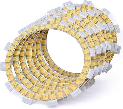 Motorcycle Clutch Plates Clutch Friction Plates for YZ125 B/D TDR250 TDR240 TTR250 M/N/P TY250Z TYZ250 R 1993-1996 3XJ-16321-00 1KT-16321-00 7 in Kuwait