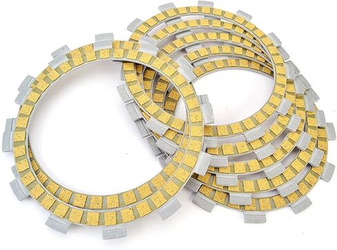 Motorcycle Clutch Plates Clutch Friction Plates for YZ125 B/D TDR250 TDR240 TTR250 M/N/P TY250Z TYZ250 R 1993-1996 3XJ-16321-00 1KT-16321-00 7 in Kuwait