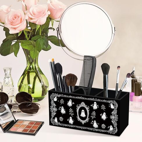 Cute Ghosts Pen Pencil Holder for Desk, Witchy Gothic Ghost Office Desk Accessories, Halloween Spooky Ghosts Pen Holders Organizer for Home Office Classroom Bathroom in Kuwait