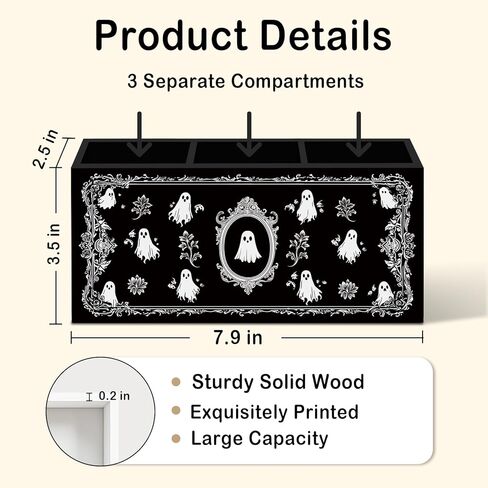 Cute Ghosts Pen Pencil Holder for Desk, Witchy Gothic Ghost Office Desk Accessories, Halloween Spooky Ghosts Pen Holders Organizer for Home Office Classroom Bathroom in Kuwait