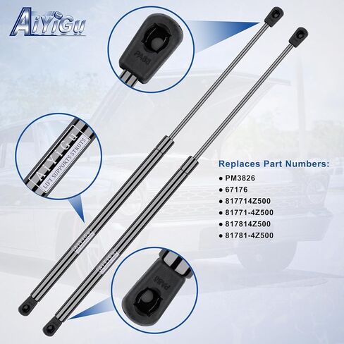 PM3826 Rear Hatch Shocks Struts Lift gate Supports Gas Springs Compatible with 2015 2016 2017 Hyundai Santa Fe, Pack of 2 PCS,Replace 67176 in Saudi Arabia