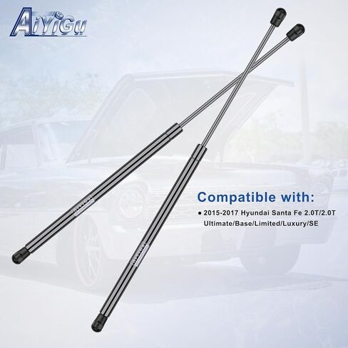 PM3826 Rear Hatch Shocks Struts Lift gate Supports Gas Springs Compatible with 2015 2016 2017 Hyundai Santa Fe, Pack of 2 PCS,Replace 67176 in Saudi Arabia