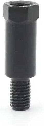 Longer Extension Black Motorcycle Rear Mirror Adapter M8 8mm M10 10mm Anti clockwise Right Left Hand Thread distintivo(L-L(M10)) in Saudi Arabia