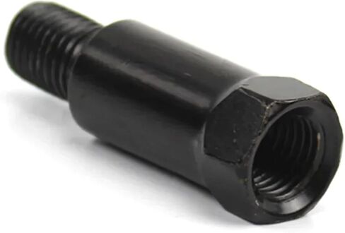 Longer Extension Black Motorcycle Rear Mirror Adapter M8 8mm M10 10mm Anti clockwise Right Left Hand Thread distintivo(L-L(M10)) in Saudi Arabia