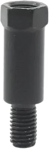 Longer Extension Black Motorcycle Rear Mirror Adapter M8 8mm M10 10mm Anti clockwise Right Left Hand Thread distintivo(L-L(M10)) in Saudi Arabia