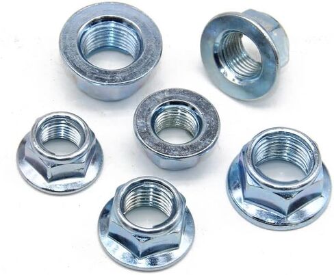 5pcs Motorcycle Flywheel Nut M6 M8 M10 M12 M14 M16 Front Middle Rear Shaft Nut for GY6 Scooter distintivo(M14) in Saudi Arabia
