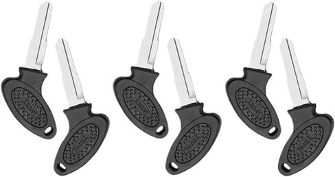 6pcs Key Blank Left Right Blade Uncut Keys for Motorcycle distintivo(Right Blad-6pcs) in Saudi Arabia