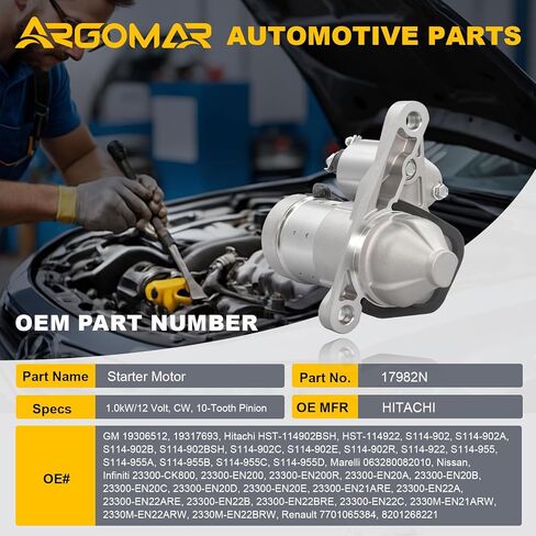 17982n كاتب لنيسان فيرسا 07-12، جوك 11-17، مكعب 09-14، تيدا 12-14، سنترا 07-19، NV200 13-21، ميكرا 2007، لسيارة شيفروليه سيتي إكسبريس 15-18، استبدال 19317693،S114-902A،S114-955A in Kuwait