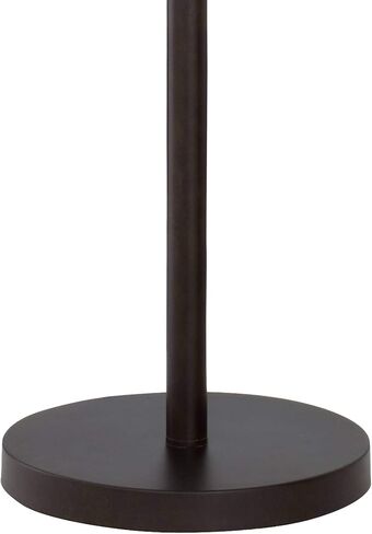 Franklin Iron Works Tremont Modern Mid Century Floor Lamp يقف 62 بوصة طويل القامة برونزي عميق معدن تان الخيش طبل الظل لغرفة المعيشة القراءة غرفة النوم مكتب المنزل ديكور المنزل in Kuwait