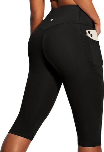 بنطال Heathyoga 1 Capri (أسود، X-Large) + 1 بنطال كابري بطول الركبة (أسود، X-Large) in Saudi Arabia