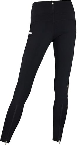 Umbro Women's Active Zip Leggings, Black/White Large in Saudi Arabia