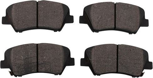 Front and Rear Brake Pad Set Ceramic Compatible with 2011-2016 Hyundai Elantra 2013-2014 Elantra Coupe 2013-2016 Elantra GT 2012-2015 Veloster 2014-2016 Kia Forte Forte Koup 2015-2016 Forte5 in Saudi Arabia
