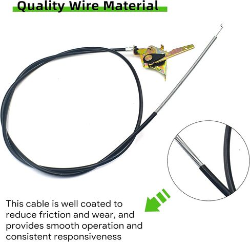 946-05145 Throttle/Choke Cable Replacement Compatible with Cub Cadet RZT L42 / L46 / L50 / L54 / S42 / S46 / S50 / S54 Zero Turn Mowers, Replaces OEM# 746-05145 in Saudi Arabia