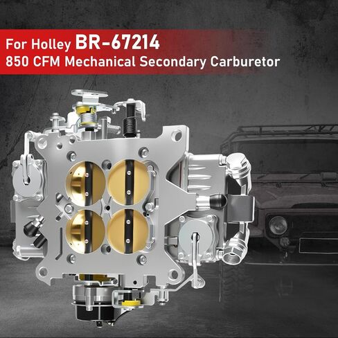 BR67214-850 المكربن ​​​​850CFM 4 برميل مع استبدال الاختناق الكهربائي لهولي BR67214 4150 الثانوية الميكانيكية in Saudi Arabia