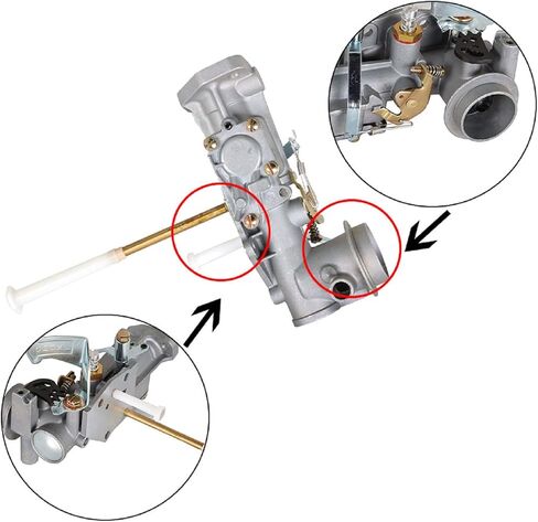 Raseparter 397135 Carburetor Replacement for 5HP L Head Carb 135200 130200 133200 130201 130202 130203 130206 130207 Model for 080252 80292 080302 080431 130201-1610-01 in Saudi Arabia