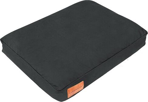 Durable & Comfortable Canvas Dog Bed Cover Only, Premium Quality Water-Repellent Coating & Dirt Resistance, Removable & Washable Outer Cover w/Zippers (Large- Tan Cover) in Saudi Arabia