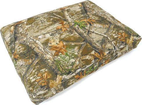 Durable & Comfortable Canvas Dog Bed Cover Only, Premium Quality Water-Repellent Coating & Dirt Resistance, Removable & Washable Outer Cover w/Zippers (Large- Tan Cover) in Saudi Arabia