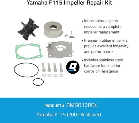 Quicksilver 8M6012804 Impeller Repair Kit - Yamaha F115 in Saudi Arabia